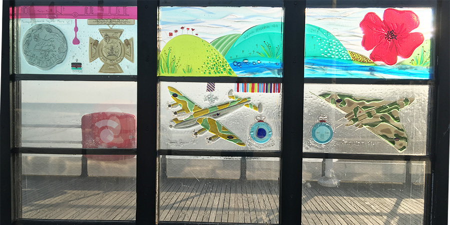Siobhan Jones Designer Glass Leaded Glass Worthing Pier